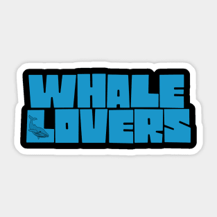 Whale Lovers Sticker